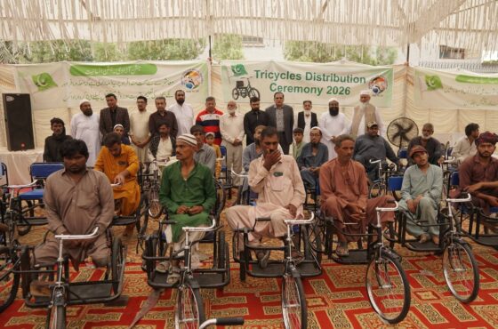 Nusrat Trust Distributes 100 Wheelchairs and 66 Tricycles to Support Persons with Disabilities