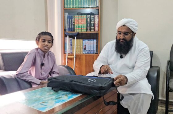 Nusrat Trust Supports a Skilled Child with a Laptop and Mobile Repair Business